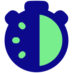 Stopwatch Half Icon from Plump Pop - Free Set