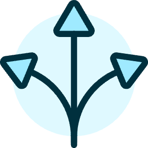 Strategy Split Icon from Ultimate Duotone - Free Set