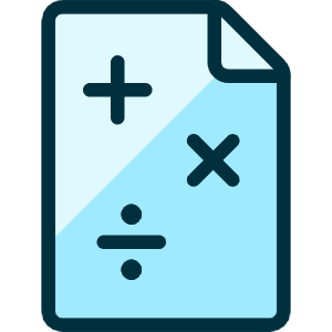 Study Exam Math Icon from Ultimate Duotone - Free Set
