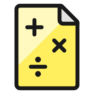 Study Exam Math Icon from Ultimate Colors - Free Set