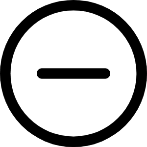 Subtract Circle Icon from Core Line - Free Set