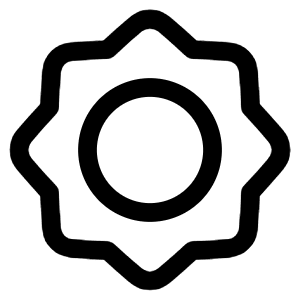 Sun Icon from Plump Line - Free Set