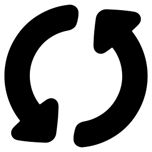 Synchronize Icon from Plump Solid - Free Set