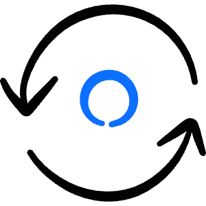 Synchronize Arrows Icon from Freehand Duotone - Free Set