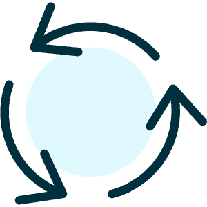 Synchronize Arrows Three Icon from Ultimate Duotone - Free Set