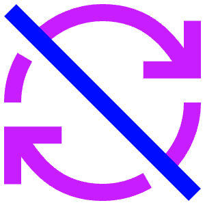 Synchronize Disable Icon from Sharp Neon - Free Set