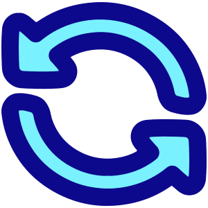 Synchronize Icon from Plump Pop - Free Set