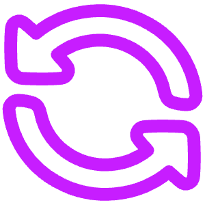 Synchronize Icon from Plump Neon - Free Set