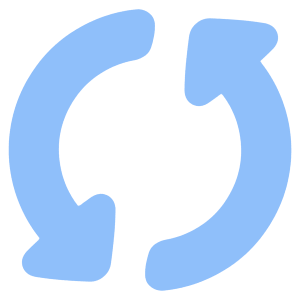 Synchronize Icon from Plump Flat - Free Set