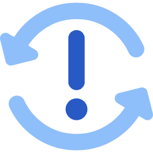 Synchronize Warning Icon from Core Flat - Free Set