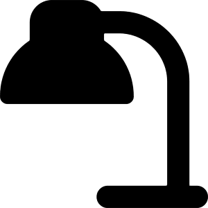 Table Lamp 1 Icon from Core Solid - Free Set