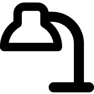 Table Lamp 1 Icon from Core Remix - Free Set