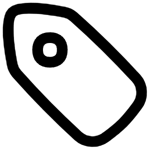 Tag Icon from Flex Line - Free Set