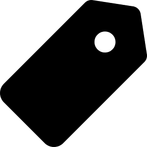 Tag Icon from Core Solid - Free Set