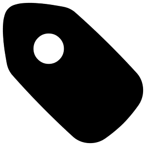 Tag Icon from Flex Solid - Free Set