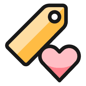 Tags Favorite Icon from Ultimate Colors - Free Set