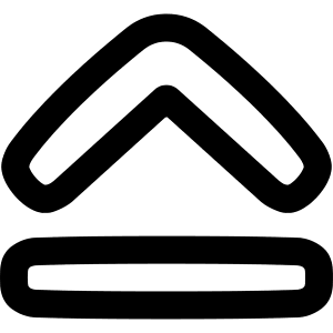 Tailless Line Arrow Up 2 Icon from Plump Remix - Free Set