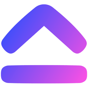 Tailless Line Arrow Up 2 Icon from Plump Gradient - Free Set