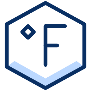 Temperature Fahrenheit Icon from Cyber Duotone - Free Set