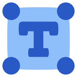 Text Box 1 Icon from Plump Flat - Free Set