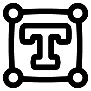 Text Box 1 Icon from Plump Line - Free Set