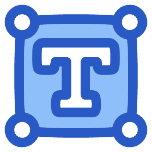 Text Box 1 Icon from Plump Duo - Free Set