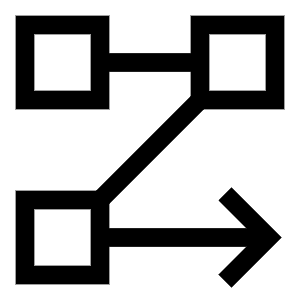 Text Flow Rows Icon from Sharp Line - Free Set