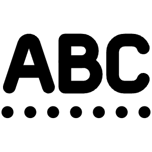 Text Format Dottted Underline Icon from Ultimate Bold - Free Set