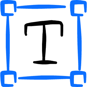 Text Formating Square Icon from Freehand Duotone - Free Set