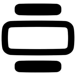 Text Image Center Large Icon from Plump Remix - Free Set