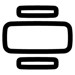 Text Image Center Large Icon from Plump Line - Free Set