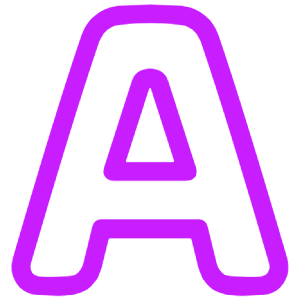 Text Shadow Icon from Plump Neon - Free Set