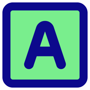 Text Square Icon from Core Pop - Free Set