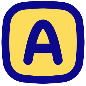 Text Square Icon from Flex Pop - Free Set