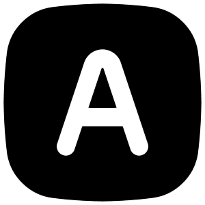 Text Square Icon from Flex Solid - Free Set