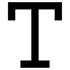 Text Style Icon from Sharp Solid - Free Set