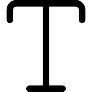 Text Style Icon from Core Line - Free Set