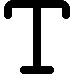 Text Style Icon from Core Solid - Free Set