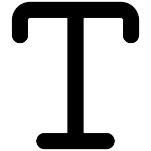 Text Style Icon from Flex Solid - Free Set