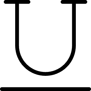 Text Underline Icon from Ultimate Light - Free Set
