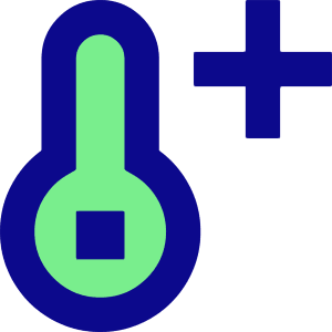 Thermometer Positive Icon from Sharp Pop - Free Set