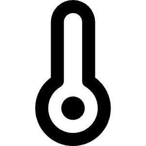 Thermometer Icon from Core Remix - Free Set