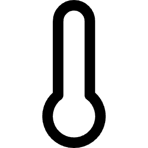 Thermometer Icon from Core Line - Free Set