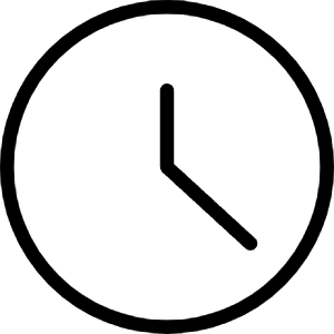 Time Clock Circle Icon from Ultimate Light - Free Set