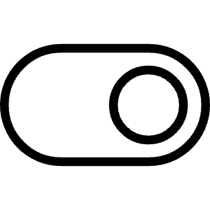 Toggle Setting On Icon from Ultimate Light - Free Set