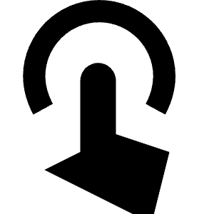 Touch Finger Circle Icon from Nova Solid - Free Set