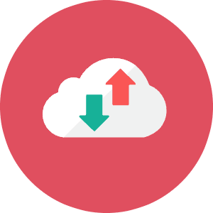 Transfer Cloud Icon from Kameleon Colors - Free Set