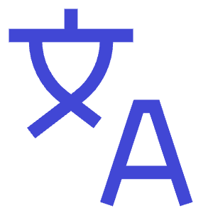 Translate Text Icon from Sharp Duo - Free Set