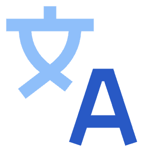 Translate Text Icon from Sharp Flat - Free Set