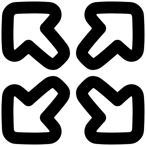 Triangle Arrow Expand Icon from Plump Remix - Free Set